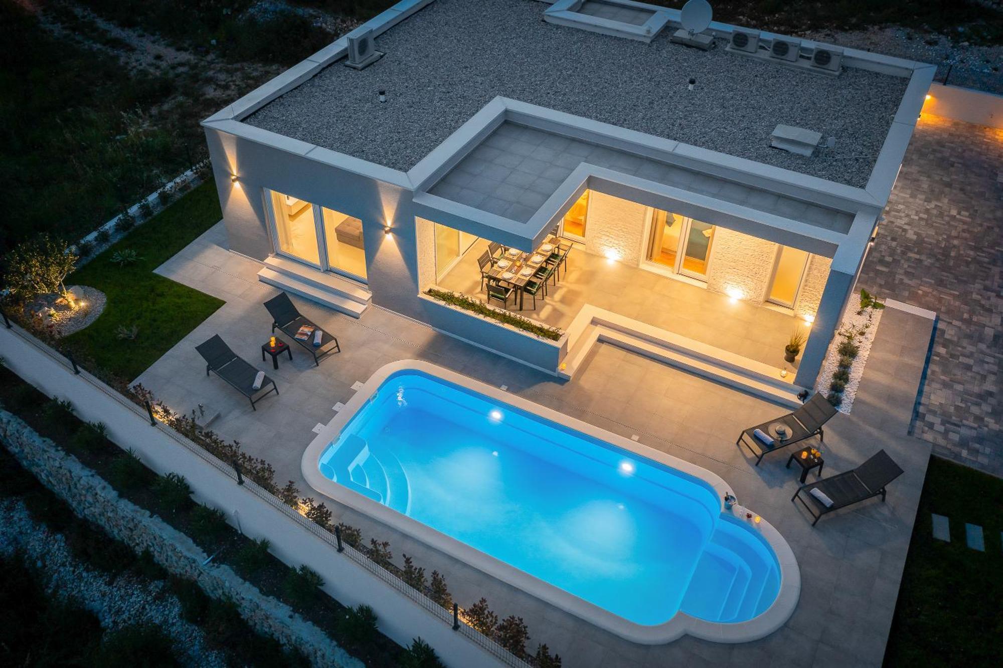 Villa Paradiso Adriatico Kastela Ngoại thất bức ảnh